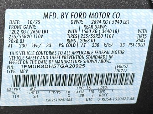 Used 2026 Ford Explorer Active w/ Active Comfort Package AWD/4WD image 43