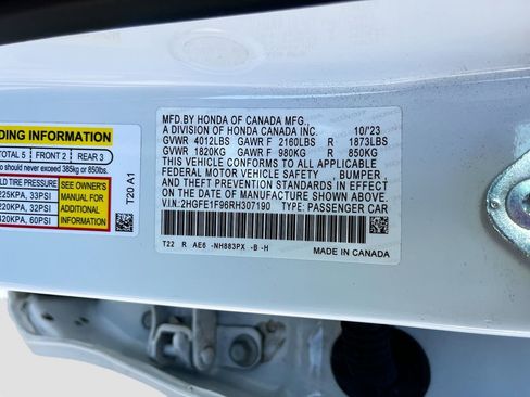 Used 2024 Honda Civic Touring image 28