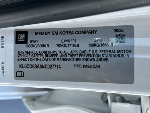 Used 2022 Chevrolet Spark LT FWD image 35