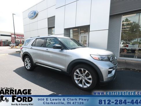 Certified 2021 Ford Explorer Platinum w/ Equipment Group 601A AWD/4WD image 1
