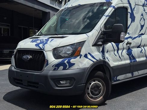 Used 2022 Ford Transit 350 148 High Roof Extended w/ Load Area Protection Package RWD image 2