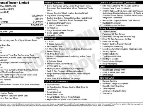 Used 2020 Hyundai Tucson Limited image 4