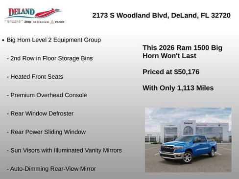 New 2026 RAM 1500 Big Horn AWD/4WD image 6