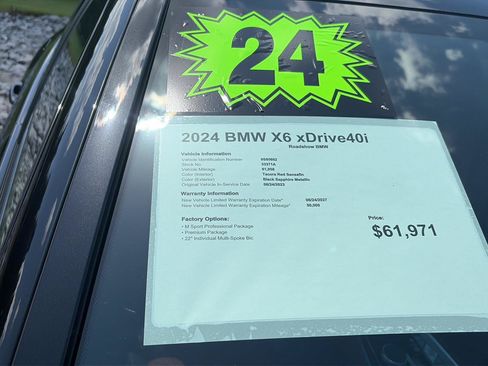 Used 2024 BMW X6 xDrive40i w/ Premium Package AWD/4WD image 21