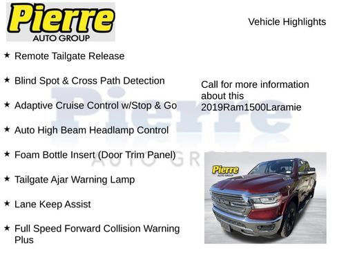 Used 2019 RAM 1500 Laramie AWD/4WD image 5