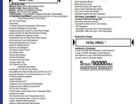 Used 2021 Chrysler 300 S image 2