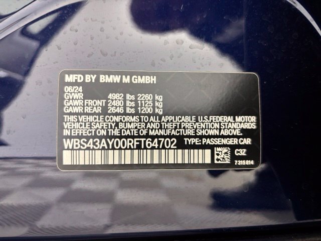 Used 2024 BMW M3 Competition w/ Executive Package AWD/4WD image 25