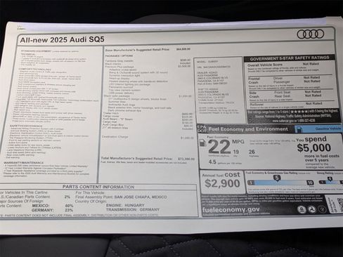 New 2025 Audi SQ5 Premium Plus image 18
