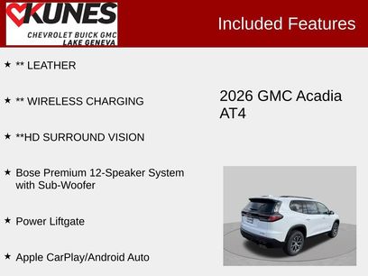 New 2026 GMC Acadia AT4 w/ Luxury Package