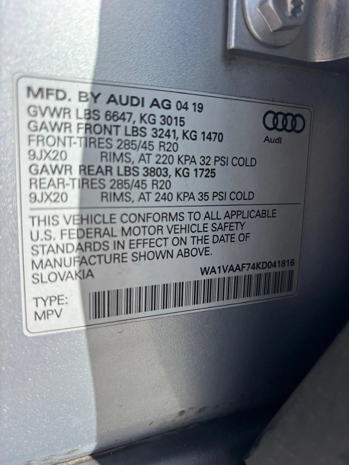 Used 2019 Audi Q7 3.0T Prestige w/ Prestige Package AWD/4WD image 37