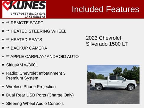Used 2023 Chevrolet Silverado 1500 LT w/ Work Truck Package AWD/4WD image 2