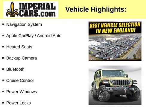 Certified 2025 Jeep Wrangler Unlimited Rubicon w/ XTREMEE 35" Tire Package AWD/4WD image 3