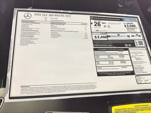 New 2026 Mercedes-Benz GLC 300 4MATIC image 18