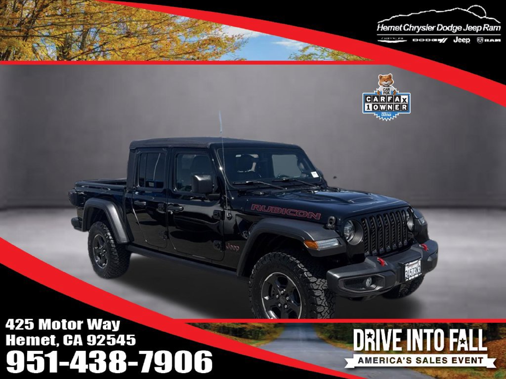 Used 2022 Jeep Gladiator Rubicon w/ LED Lighting Group AWD/4WD image 1