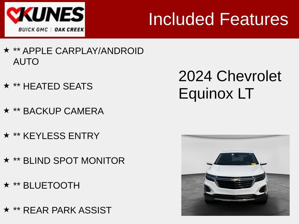 Used 2024 Chevrolet Equinox LT AWD/4WD image 2