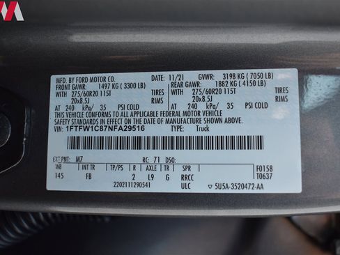 Used 2022 Ford F150 XLT w/ Equipment Group 302A High image 32