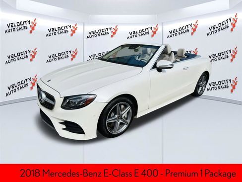 Used 2018 Mercedes-Benz E 400 4MATIC Cabriolet w/ Premium 2 Package (Q02) image 7