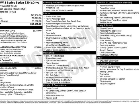 Used 2025 BMW 330i xDrive Sedan w/ Premium Package image 40