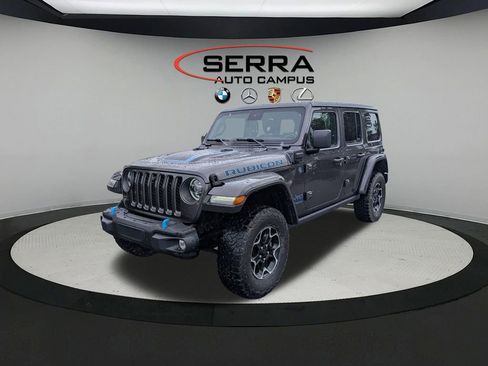 Used 2021 Jeep Wrangler Unlimited Rubicon 4xe w/ Steel Bumper Group AWD/4WD image 1
