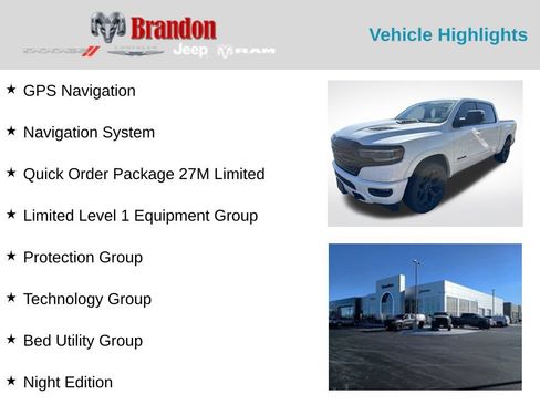 Used 2021 RAM 1500 Limited w/ Night Edition AWD/4WD image 2