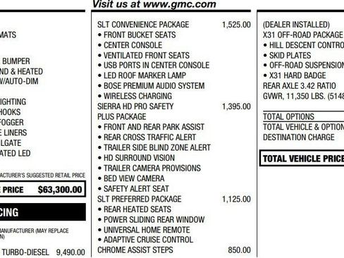 Certified 2024 GMC Sierra 2500 SLT w/ SLT Convenience Package AWD/4WD image 2