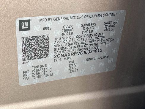 Used 2018 Chevrolet Equinox LS w/ LPO, Protection Package AWD/4WD image 42