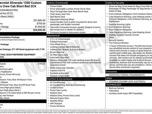 Used 2024 Chevrolet Silverado 1500 Custom Trail Boss image 34