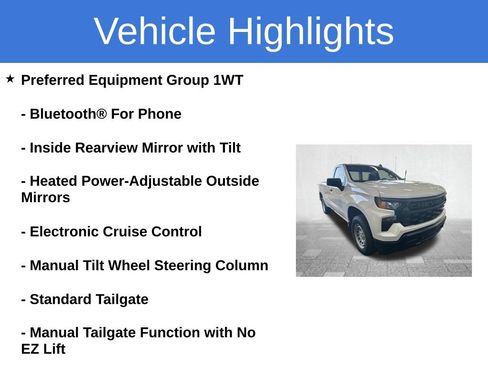 Used 2026 Chevrolet Silverado 1500 W/T w/ WT Value Package RWD image 5