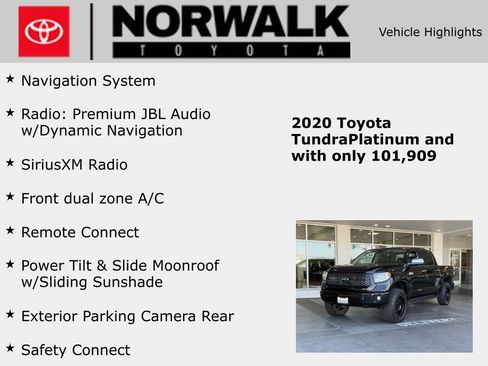 Used 2020 Toyota Tundra Platinum image 10