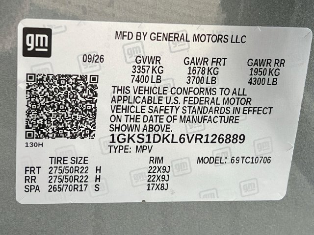 New 2027 GMC Yukon Denali w/ Sun & Power Step Package RWD image 20
