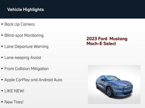 Used 2023 Ford Mustang Mach-E Select RWD image 5