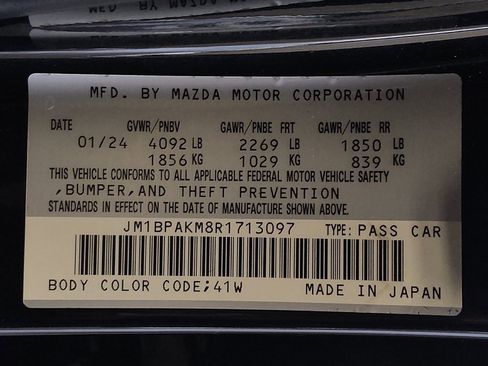 Used 2024 MAZDA MAZDA3 s FWD image 33