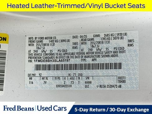 Certified 2025 Ford Bronco Outer Banks AWD/4WD image 38