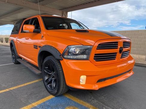 Used 2017 RAM 1500 Sport w/ Ignition Orange Sport Package AWD/4WD image 4