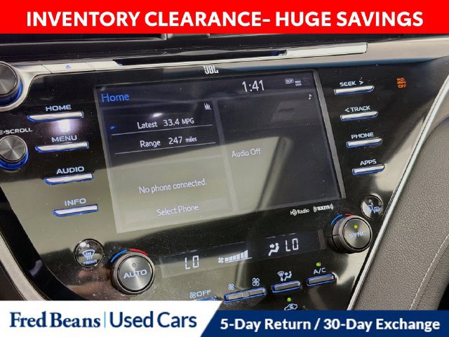Used 2018 Toyota Camry XSE w/ Audio Package FWD image 20