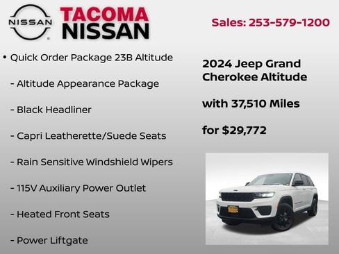 Used 2024 Jeep Grand Cherokee Altitude image 6