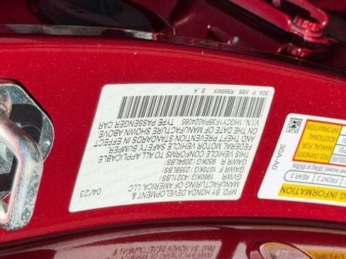 Certified 2023 Honda Accord EX image 21
