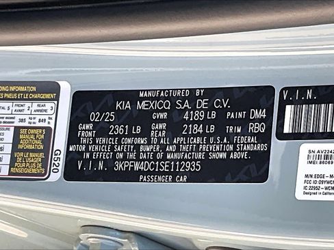 Certified 2025 Kia K4 GT-Line Turbo FWD image 19
