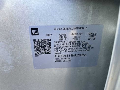 Used 2022 Chevrolet Malibu LT FWD image 24