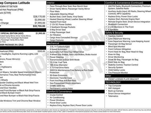New 2025 Jeep Compass Latitude w/ Altitude Special Edition image 7