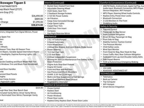 Used 2022 Volkswagen Tiguan S image 31