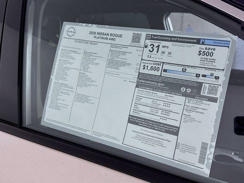 New 2026 Nissan Rogue Platinum w/ Platinum Premium Package image 13