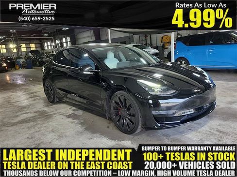 Used 2022 Tesla Model 3 Performance AWD/4WD image 1