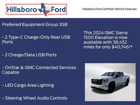 Used 2024 GMC Sierra 1500 Elevation w/ X31 Off-Road Package AWD/4WD image 17