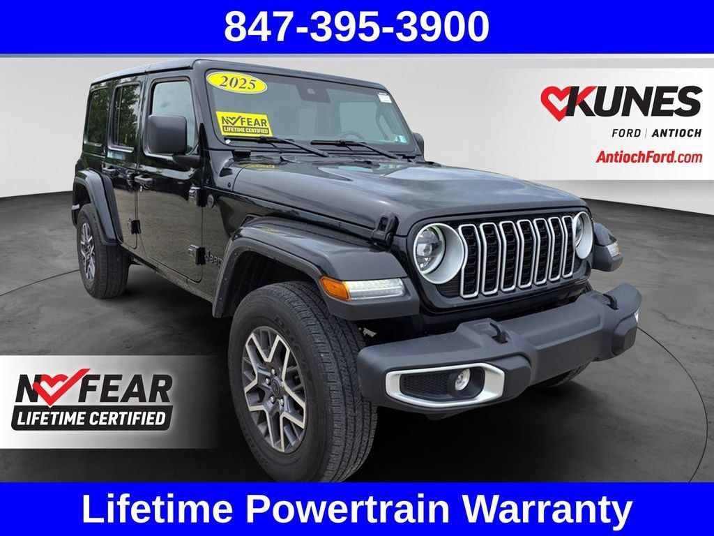Used 2025 Jeep Wrangler Unlimited Sahara AWD/4WD image 1
