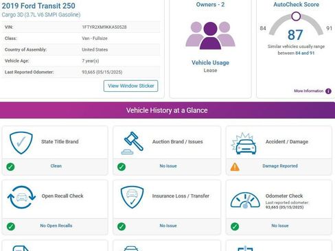 Used 2019 Ford Transit 250 148 High Roof image 3