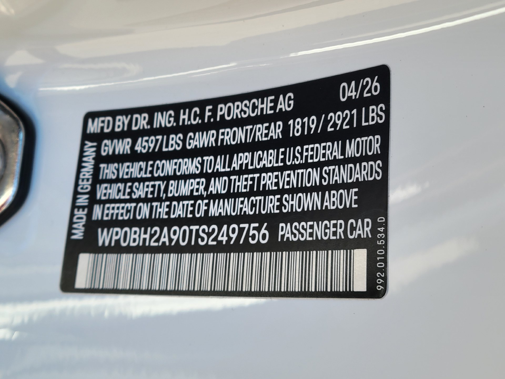Used 2026 Porsche 911 Targa 4S AWD/4WD image 31