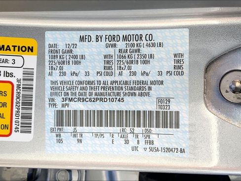 Certified 2023 Ford Bronco Sport Outer Banks AWD/4WD image 37