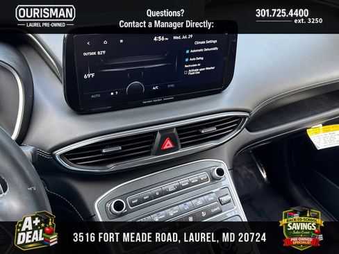 Certified 2023 Hyundai Santa Fe Limited AWD/4WD image 15