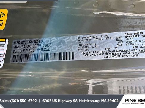 New 2026 Jeep Wrangler Unlimited Rubicon AWD/4WD image 7